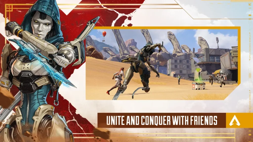 Различные типы персонажей в игре Apex Legends Mobile