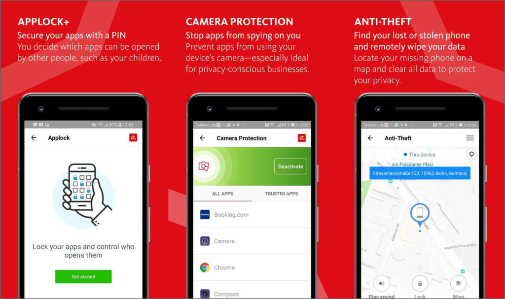 Ключевые особенность Avira Antivirus Security PRO