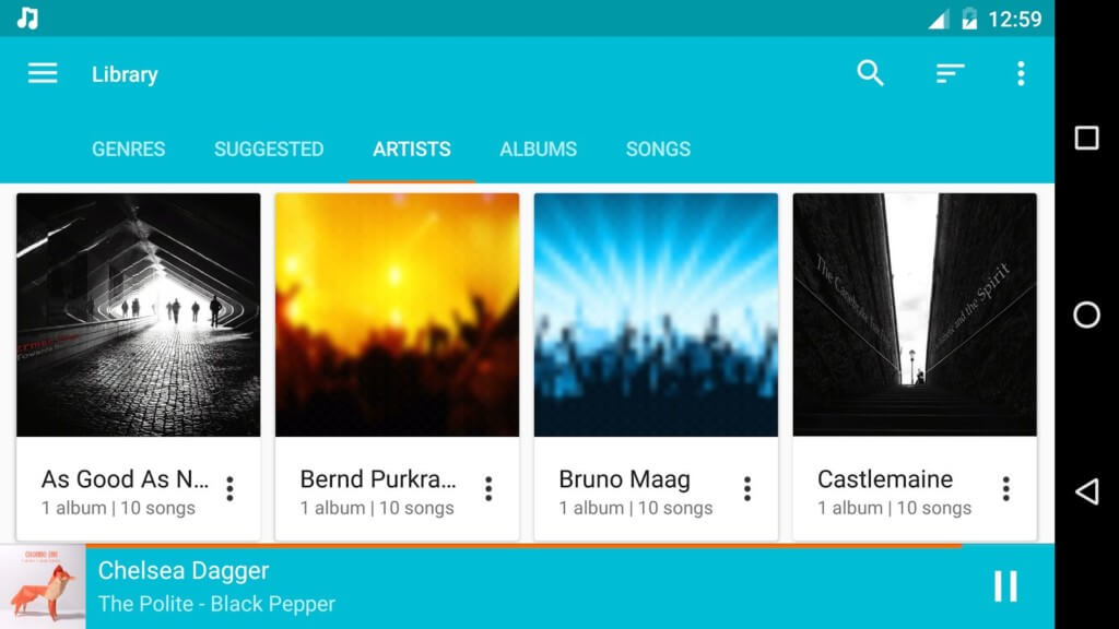 Shuttle Music Player