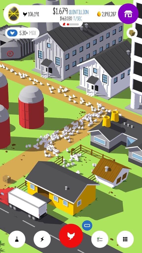 Геймплей игры Egg, Inc.