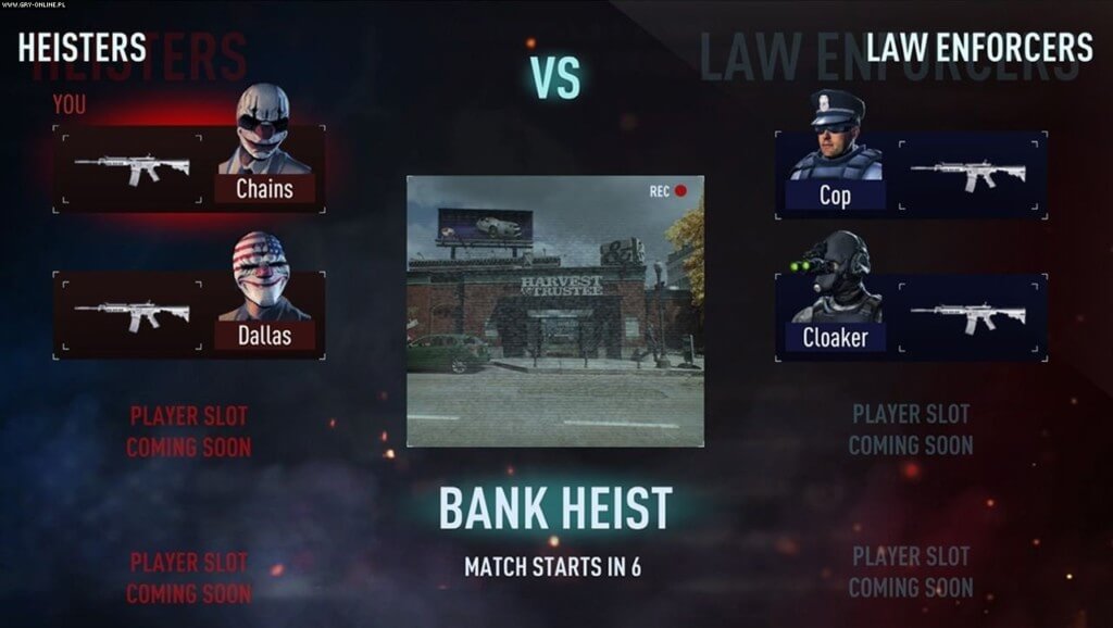 Механика PayDay Crime War на андроид