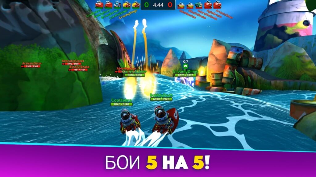 Механика игры Battle Bay
