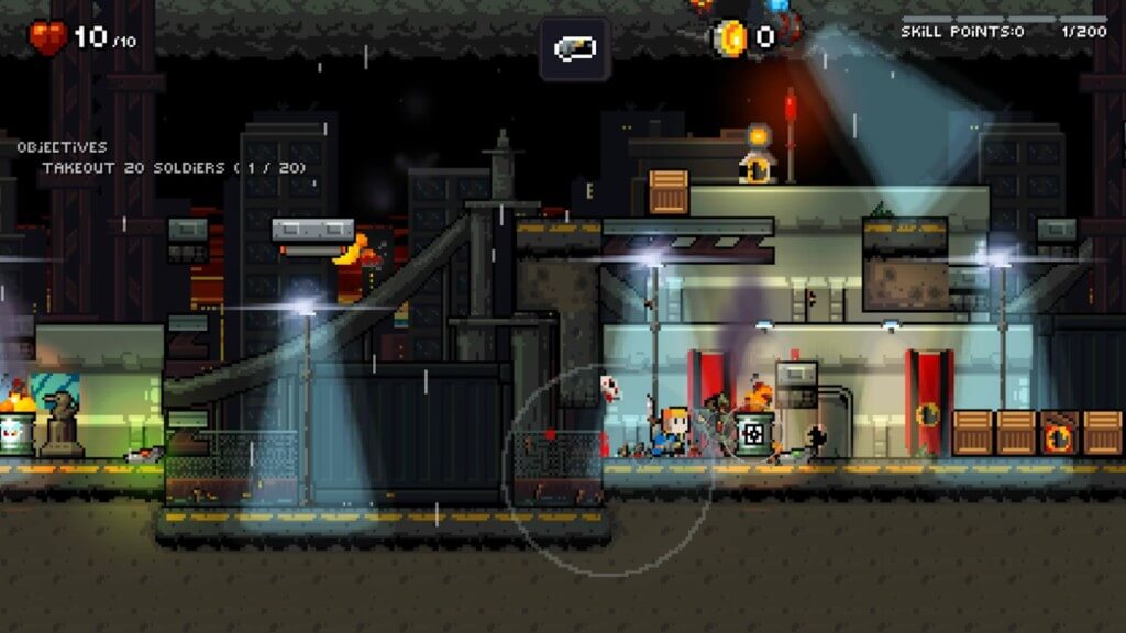 Механика игры Gunslugs Rogue Tactics