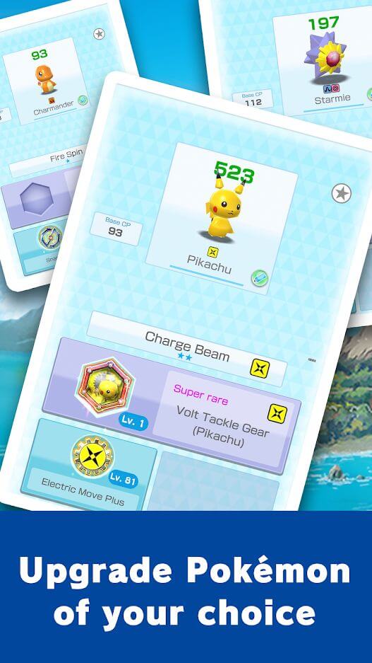 Механика игры Pokemon Rumble Rush