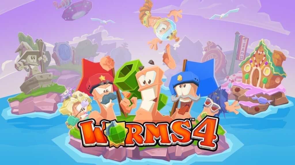 Механика игры Worms 4 на андроид