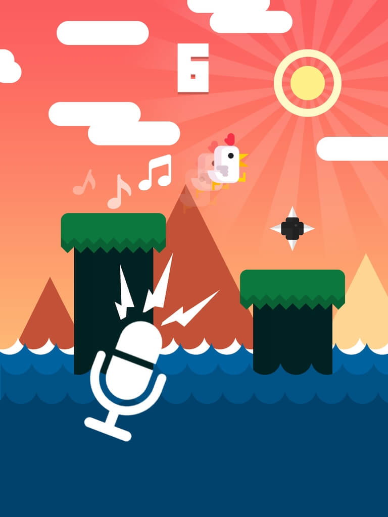 Механика игры Chicken Scream