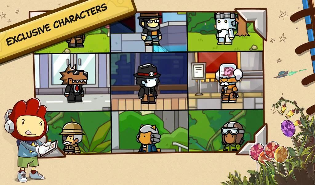 Подробнее про игру Scribblenauts Unlimited на русском