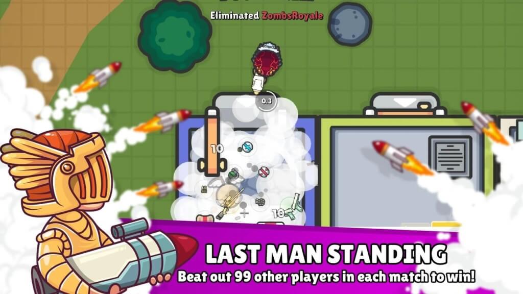Механика игры ZombsRoyale.io