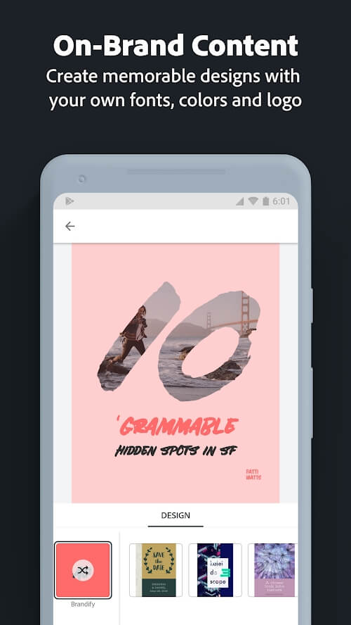 Adobe Spark Post - легкий, но мощный