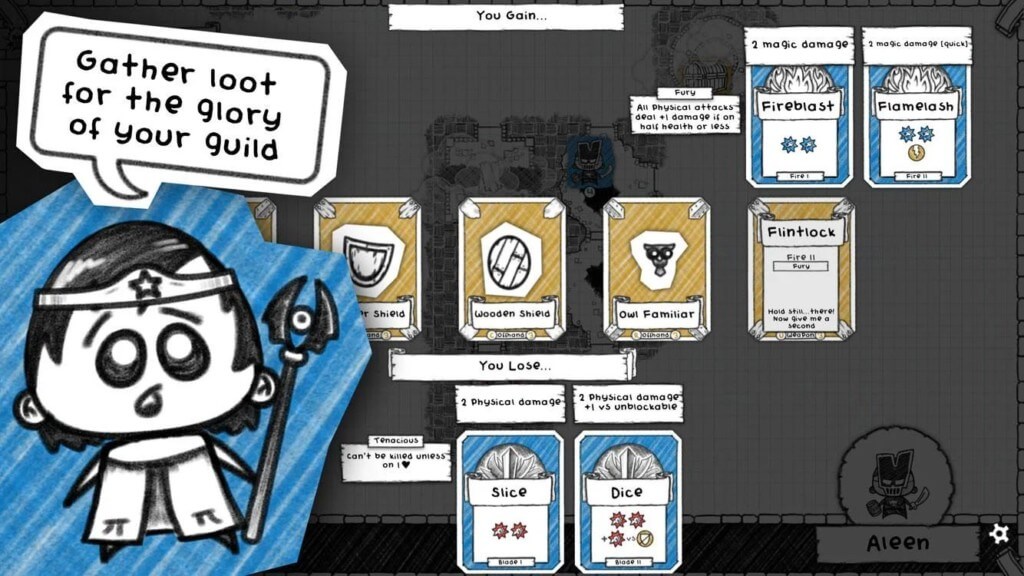 Механика игры Guild of Dungeoneering