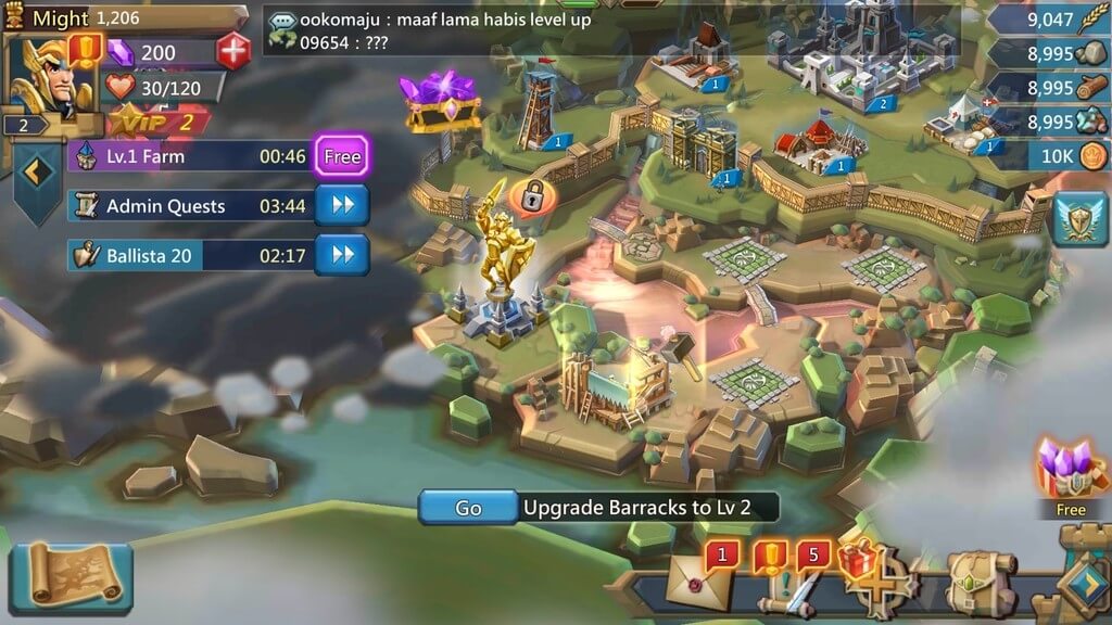 Механика игры Lords Mobile