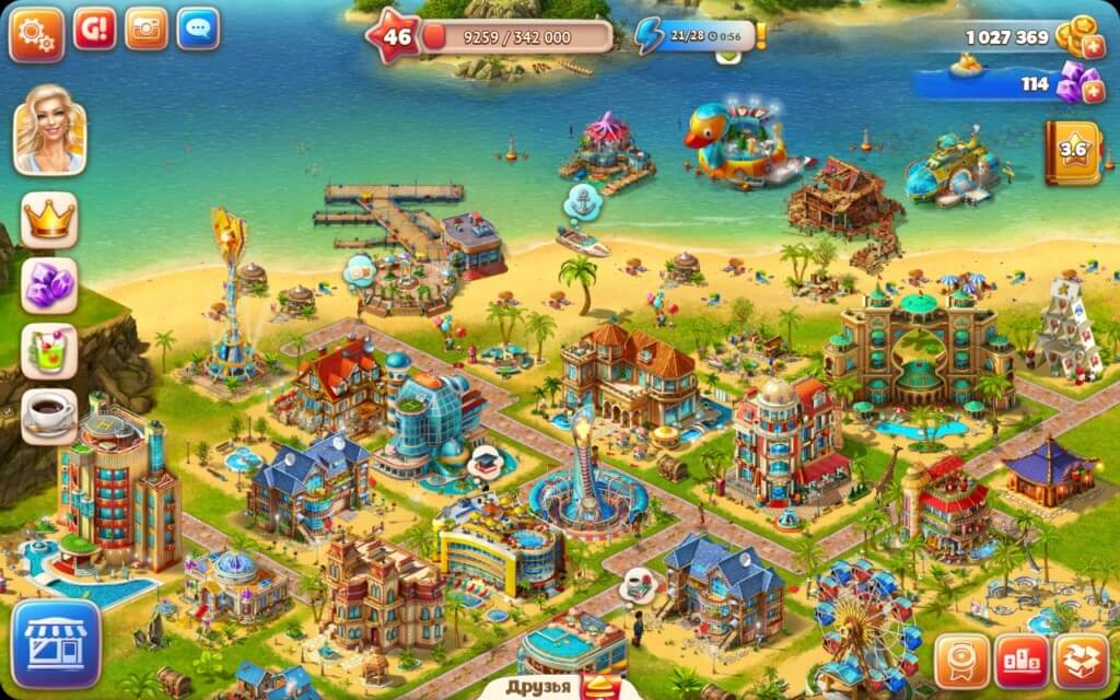 Механика игры Paradise Island 2