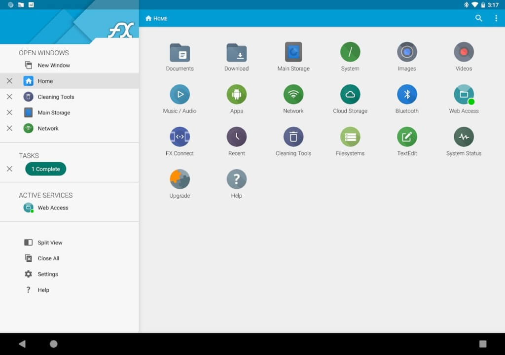 Скриншот FX File Explorer