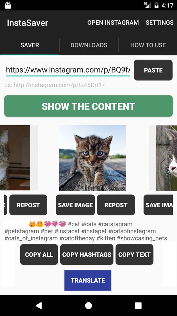 Особенности Saver Reposter for instagram