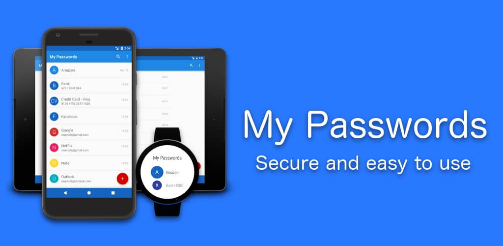 Подробнее об My Passwords на андроид