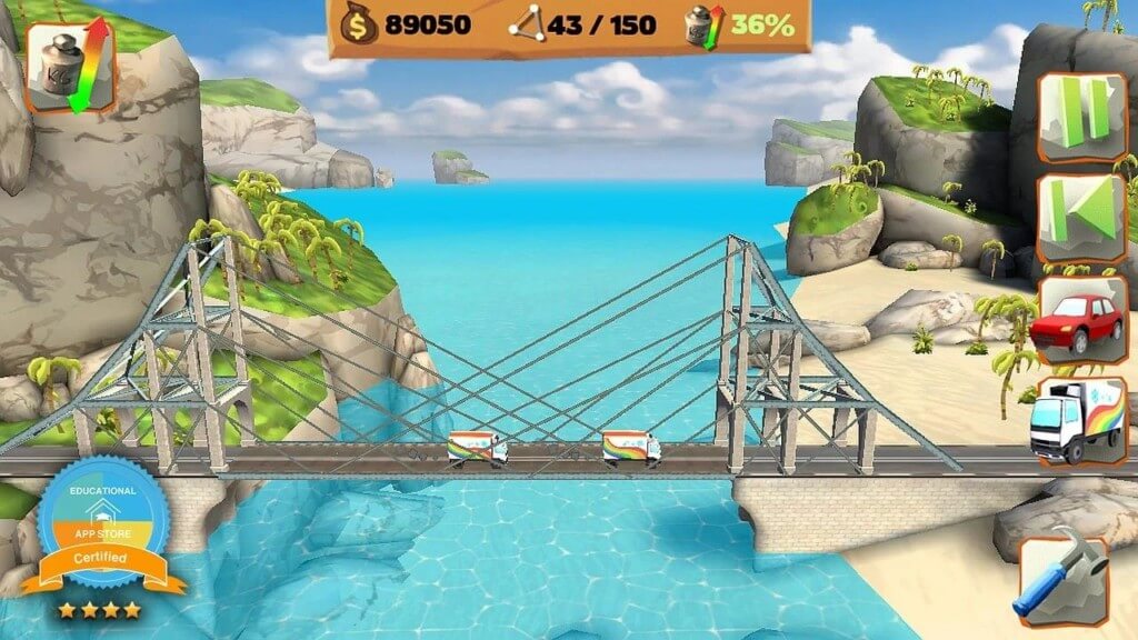 Про что Bridge Constructor Playground?