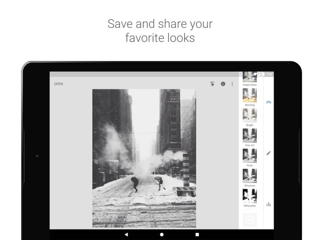 Подробнее о Snapseed на андроид