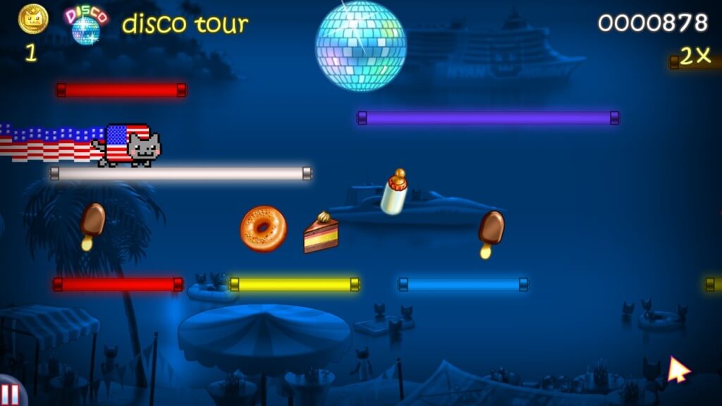 Механика игры Nyan Cat Lost In Space