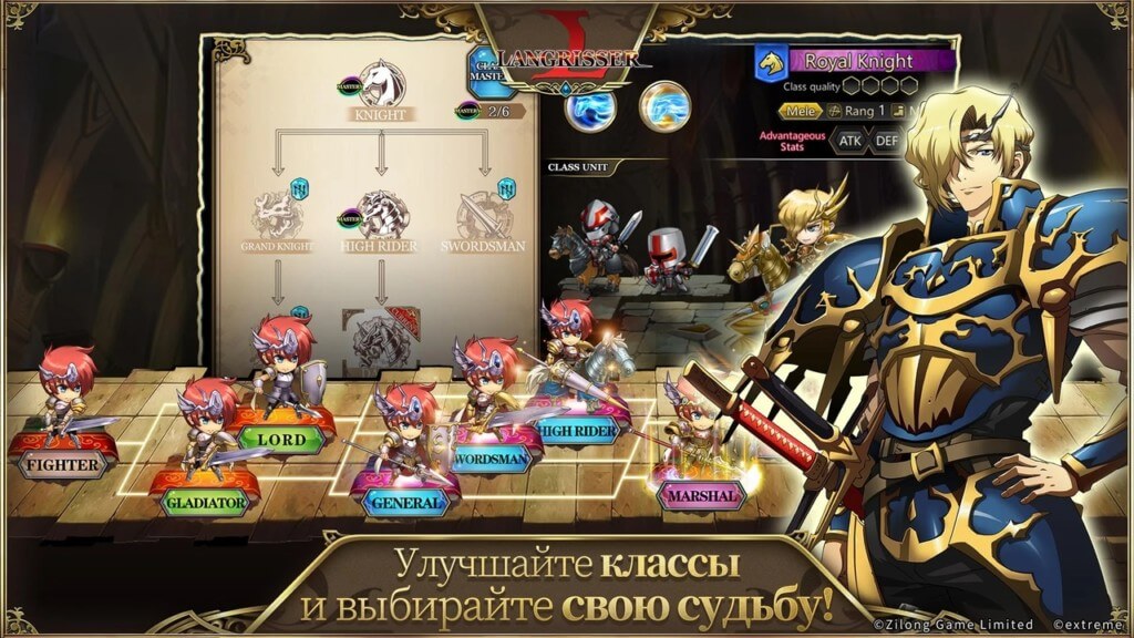 Сюжетная линия в Langrisser