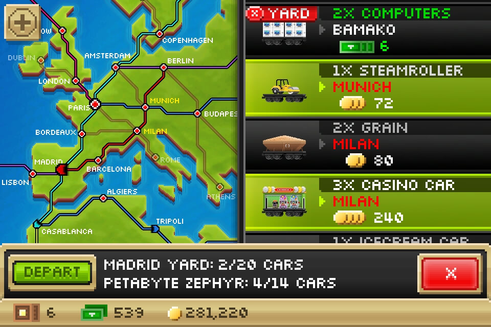 Скриншот Pocket Trains