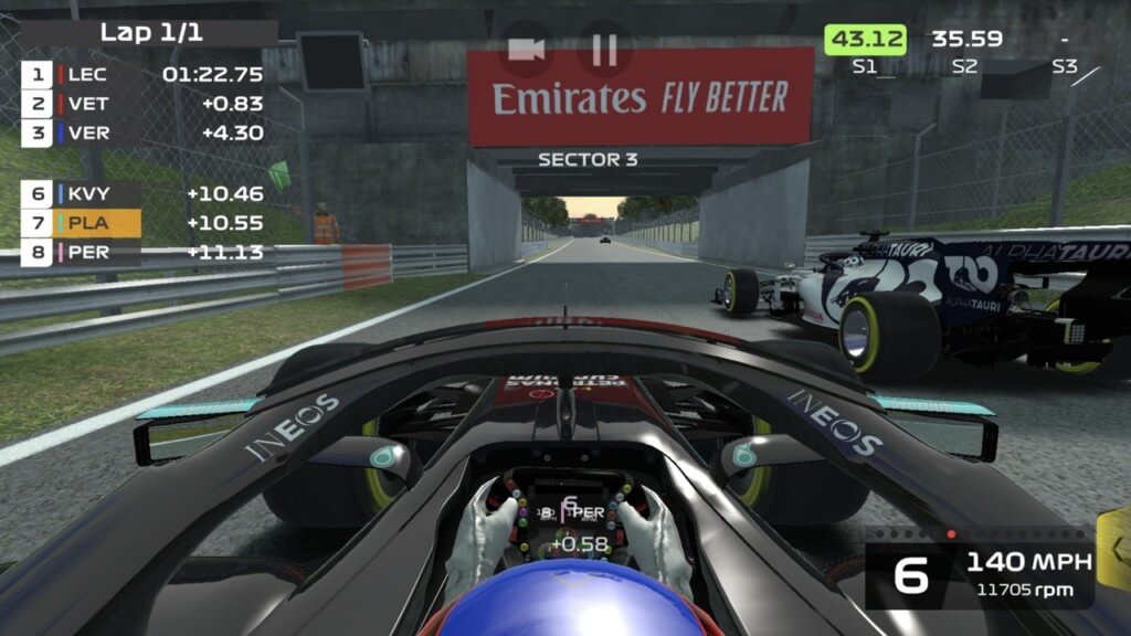 Подробнее об игре F1 Mobile Racing