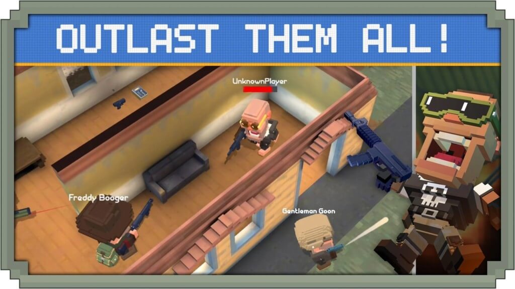Механика игры Guns Royale