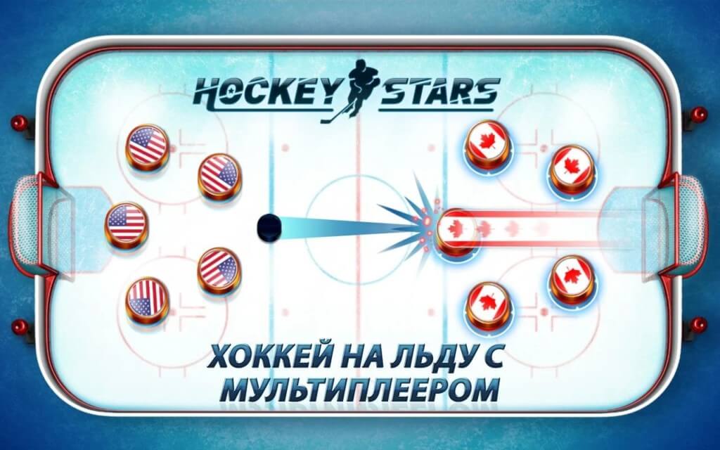Механика игры Hockey Stars на андроид