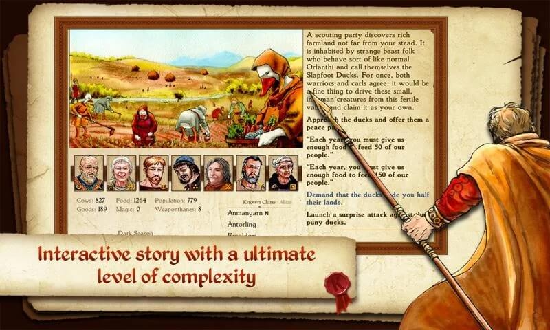 Сюжет в King of Dragon Pass