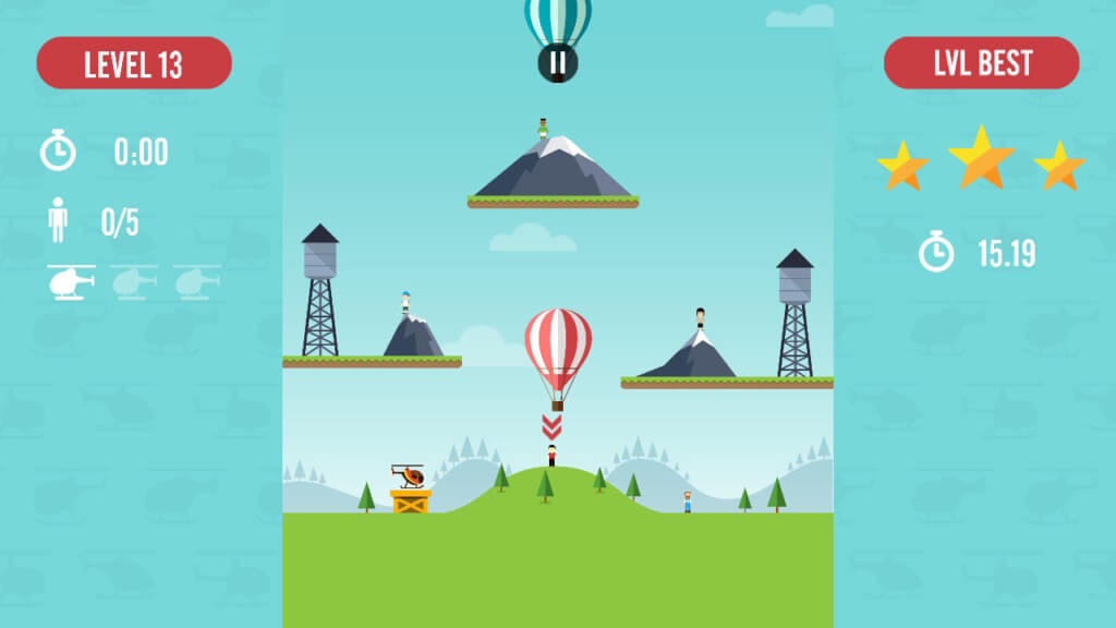Механика игры Risky Rescue