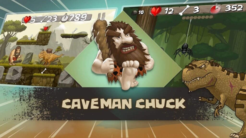 Интересные подробности об игре Caveman Chuck