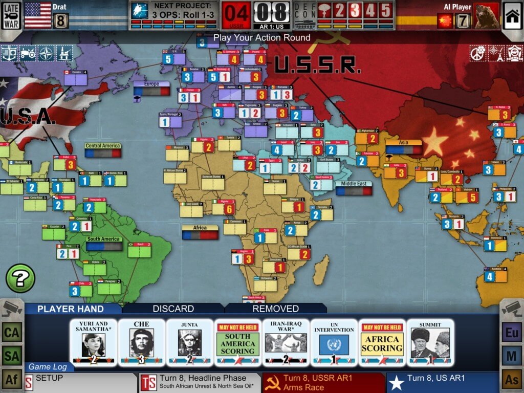 Механика в Twilight Struggle