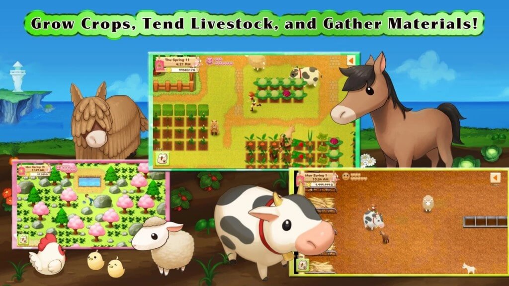 Сценарий в игре Harvest Moon Light of Hope