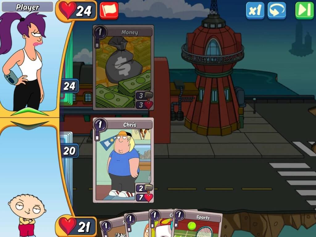 Собирать карты в игре Animation Throwdown