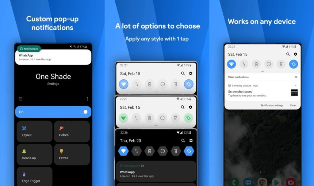 Подробнее о приложении One Shade на андроид