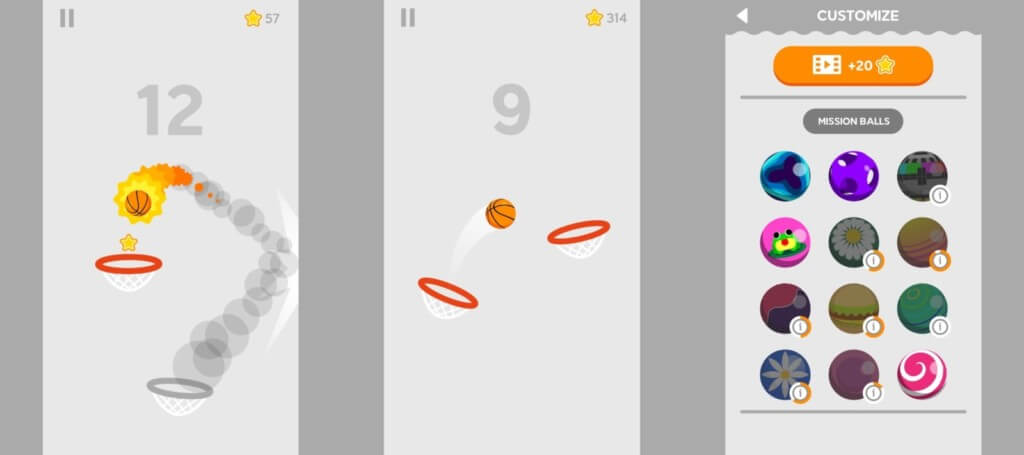 Практика - единственный способ играть в Dunk Shot