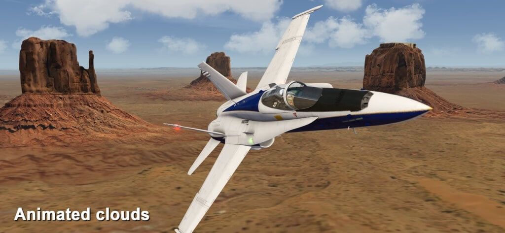 Детально проработанная карта в игре Aerofly FS 2021