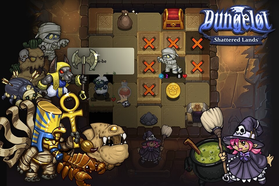 Про сюжет в Dungelot Shattered Lands