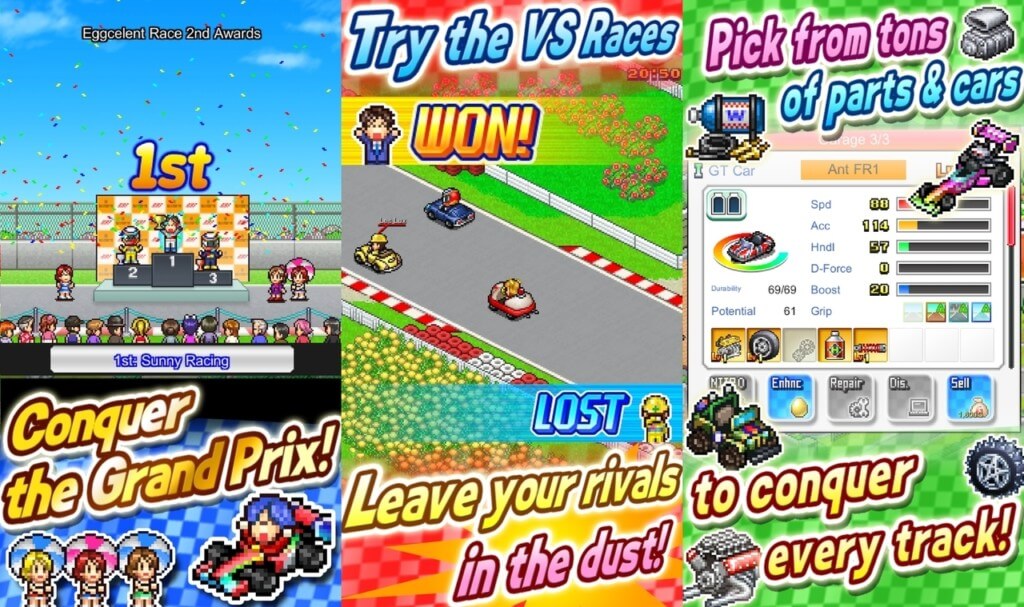 Геймплей игры Grand Prix Story 2