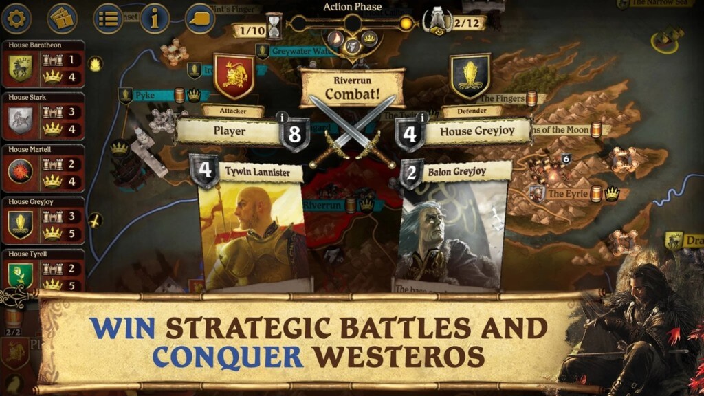 Сюжет в A Game of Thrones The Board Game