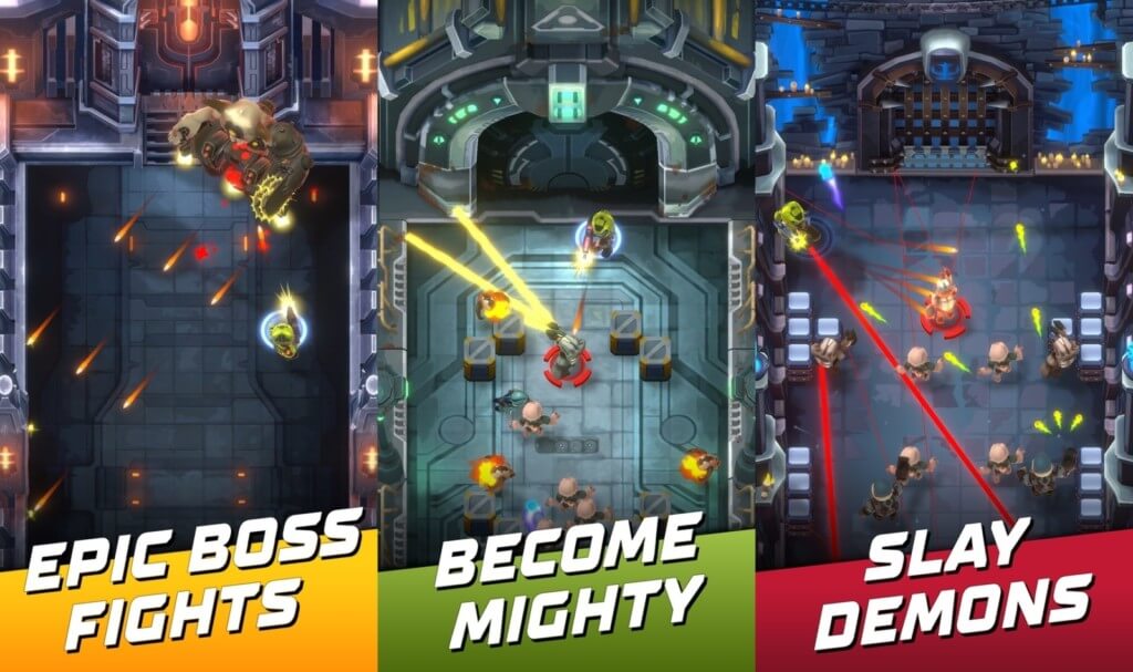 Смешивайте оружие и странные элементы в Mighty DOOM Mobile