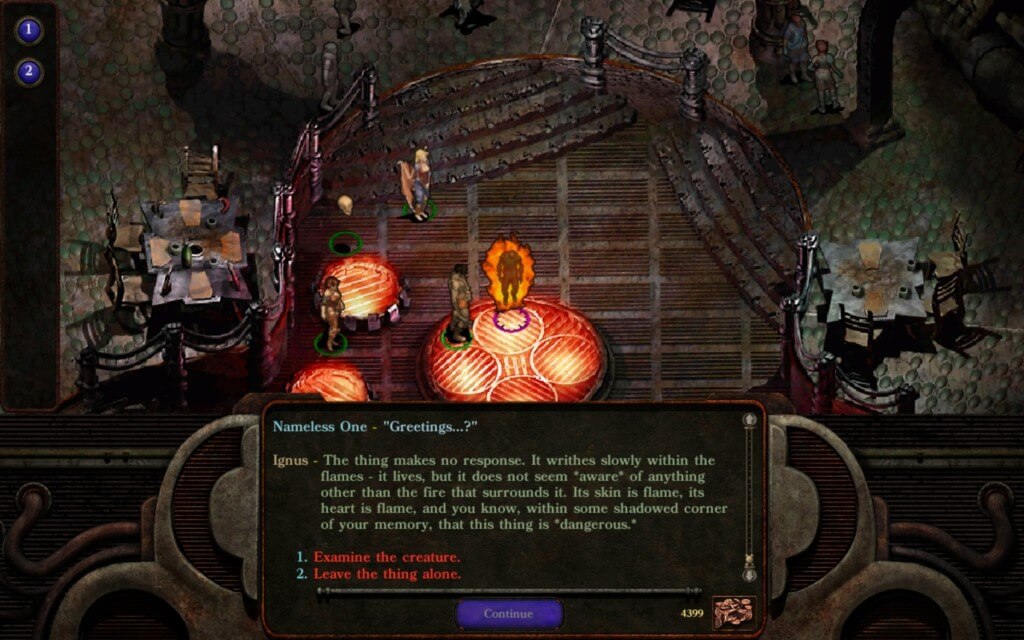 Про сюжет в Planescape Tormen