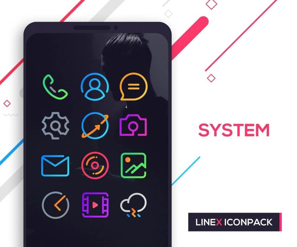 Подробнее о приложении LineX Icon Pack