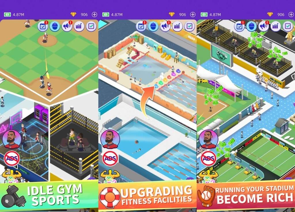 Подробнее об игре Idle GYM Sports