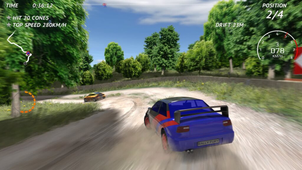 Интересный звук в Rally Fury