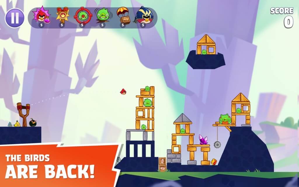 Про сюжет в игре Angry Birds Reloaded