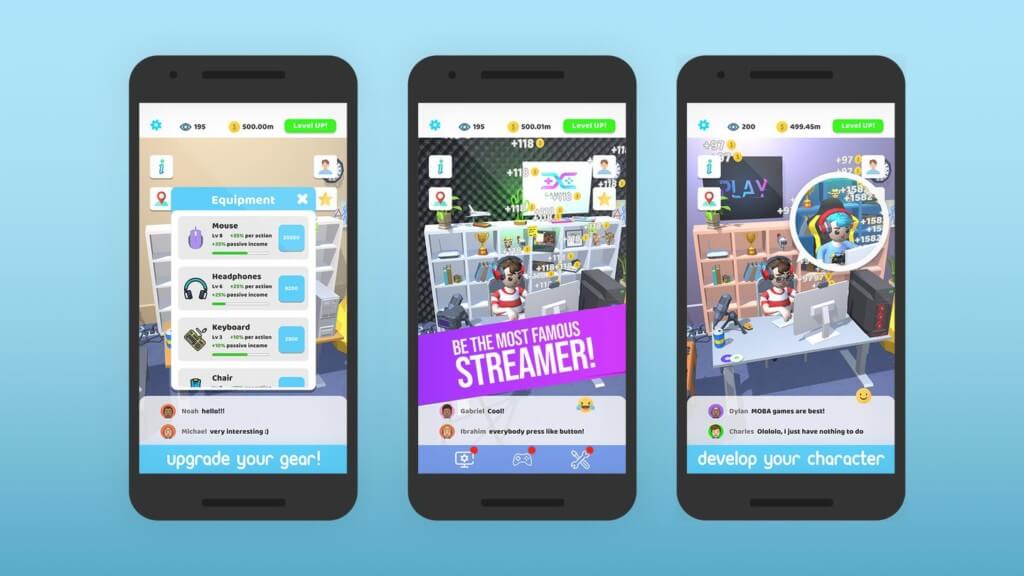 Idle Streamer - станьте известным стримером
