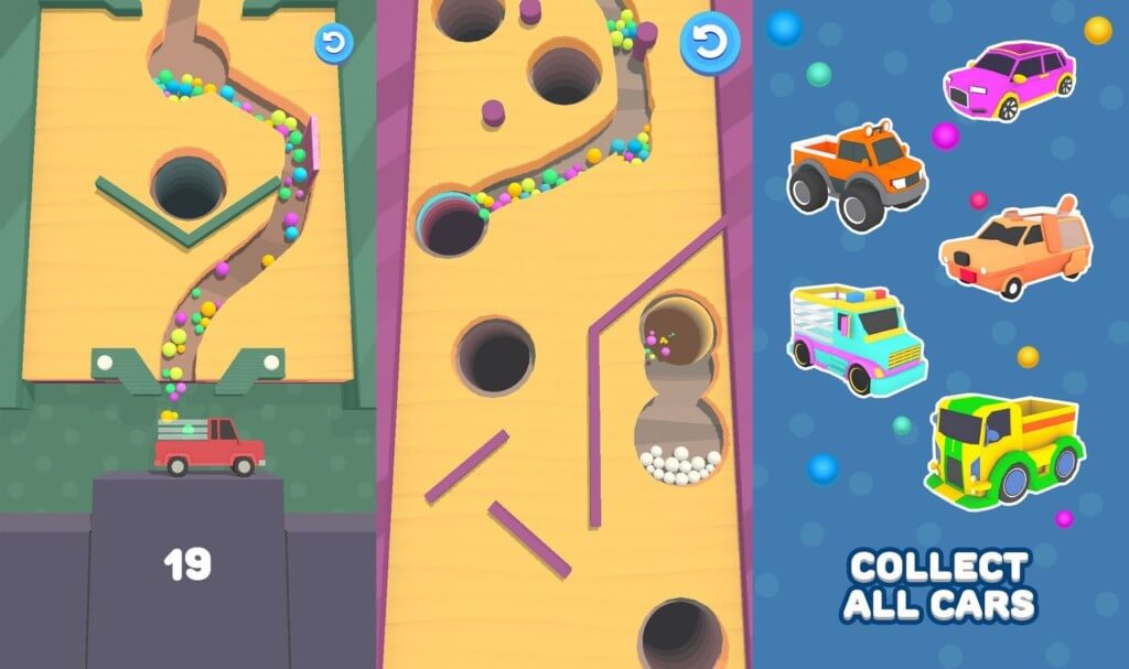 Геймплей в игре Sand Balls