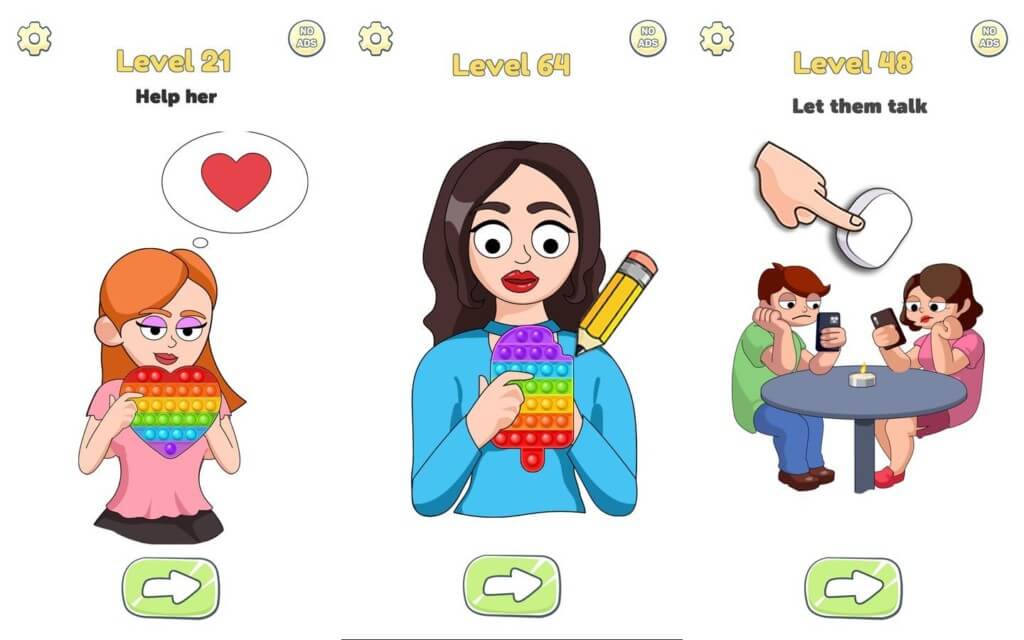 Раскройте свой творческий гений в игре Brain Love Story