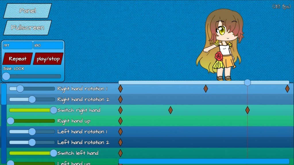 Gacha Animator - легко экспортировать качественные изображения