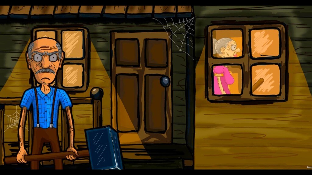 Геймплей игры Grandpa And Granny Escape House